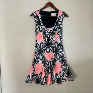 Nicole Miller Artelier floral mini dress